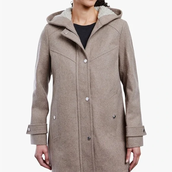 London Fog Jackets Coats London Fog Zipfront Sherpa Lined